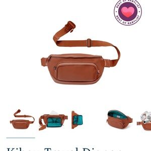 Kibou Camel Brown Diaper Belt Bag